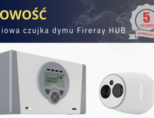 Nowość: Liniowa czujka dymu Fireray HUB