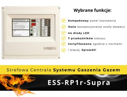 Nowość w ofercie! Jedno strefowa centrala systemu gaszenia.